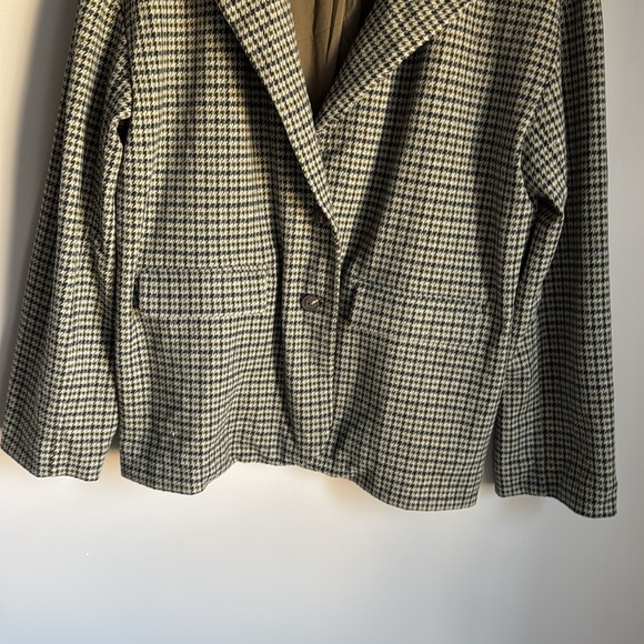 NEW Madewell Oversized Knit Blazer in Houndstooth - Picture 6 of 10